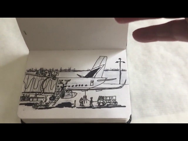 Sketching 747 James Paick Inspired