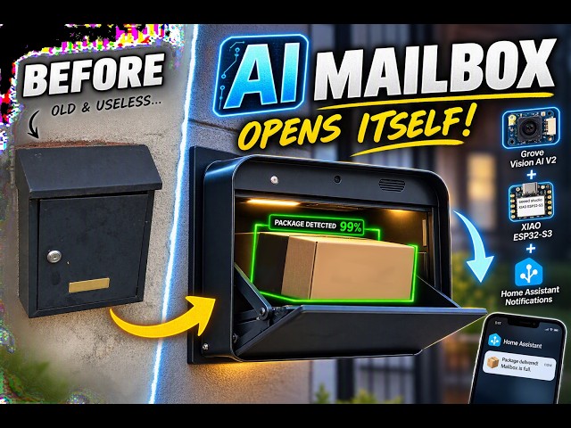 Smart Mailbox with AI Package Detection (Full Build)