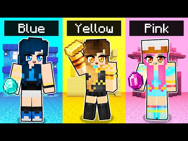 One COLOR Build Challenge in Minecraft!