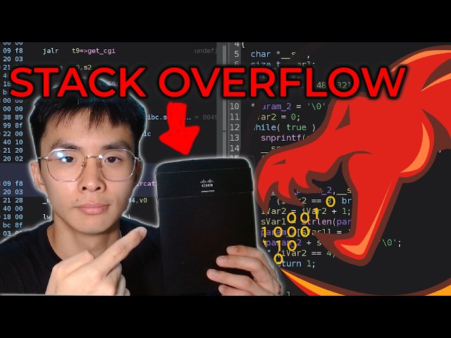 How I Reverse Engineered a Stack Overflow Bug on a Router with Ghidra (LEARN IoT/Hardware Hacking)