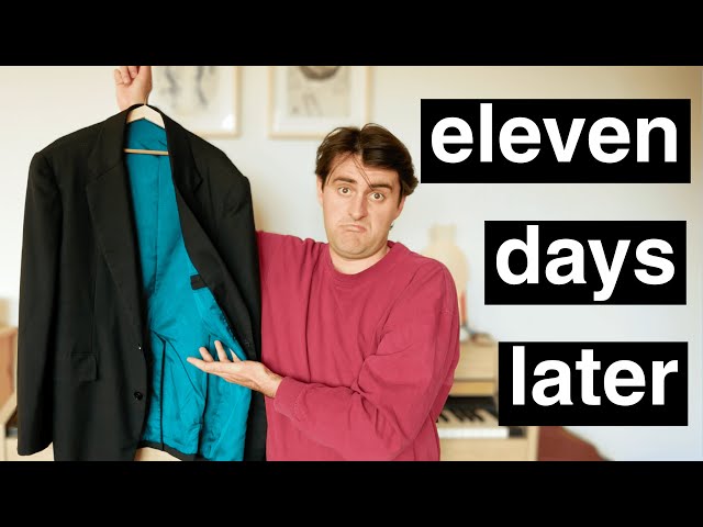 EVERY STEP of making this suit jacket | DIY tailoring compilation