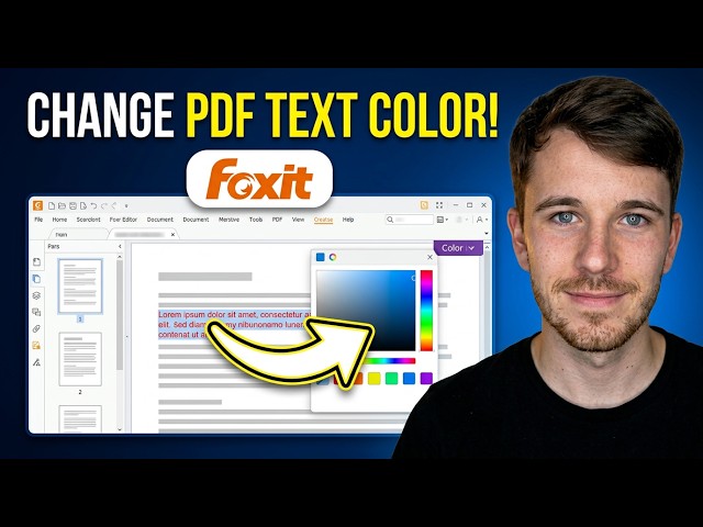 How to Change Text Color of a PDF Document in Foxit PDF Editor (Complete Guide)