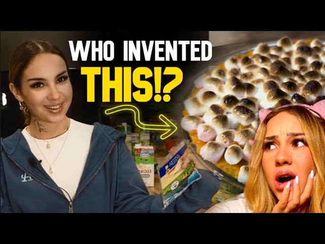 Finnish Girl Tries American Thanksgiving Food For The FIRST TIME!