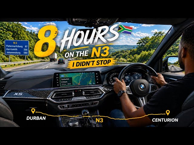 Durban to Centurion — The Road That Tests You| Driving 8 Hours Without Stopping.