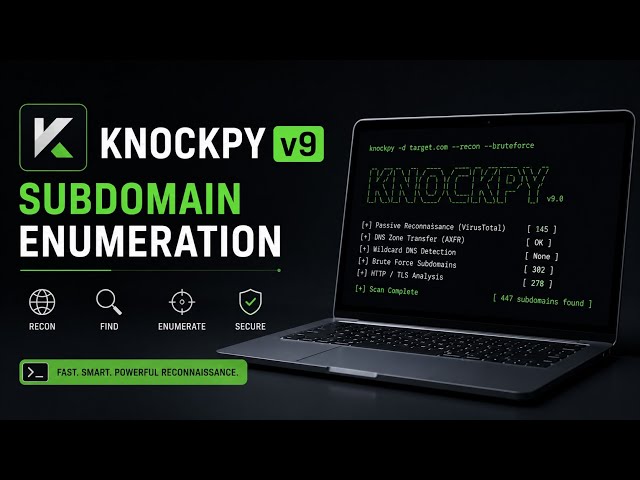 KnockPy Tutorial: Subdomain Enumeration & Reconnaissance | Ethical Hacking