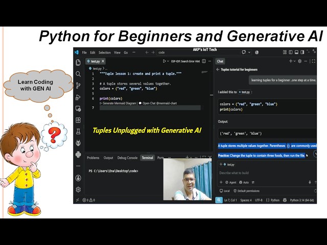 Tuples in Python  with Generative AI : Python for Beginners- Day 5