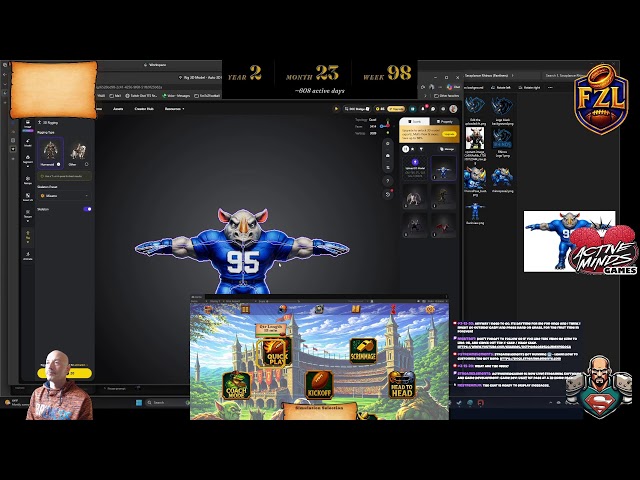 Game Dev: Ugh!! 1st pass at a 3D Home Page