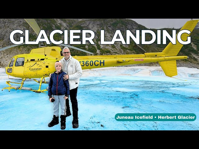 Juneau Icefield Helicopter Tour | Landing on Herbert Glacier