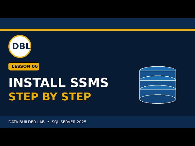 How to Install SQL Server Management Studio (SSMS) – Step by Step