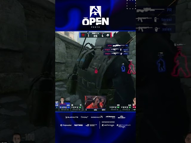This 2v5 from sh1ro and magixx was unbelievable #blast #Open #cs #cs2 #csgo