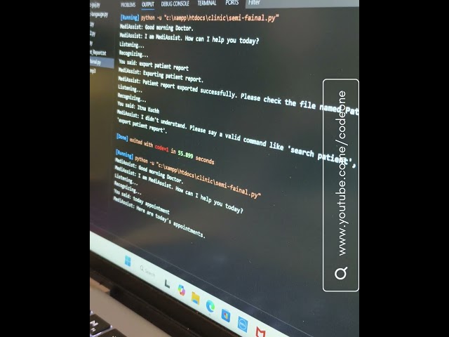 🤖 AI Finds Today's Appointments in Seconds! | MediAssist Hospital Demo | #shorts