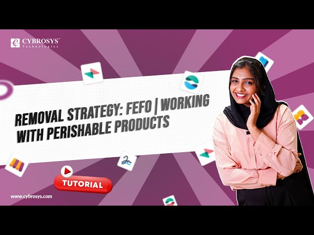 Removal Strategy : FEFO | Working with Perishable Products | Odoo 17 Inventory | Functional Tutorial
