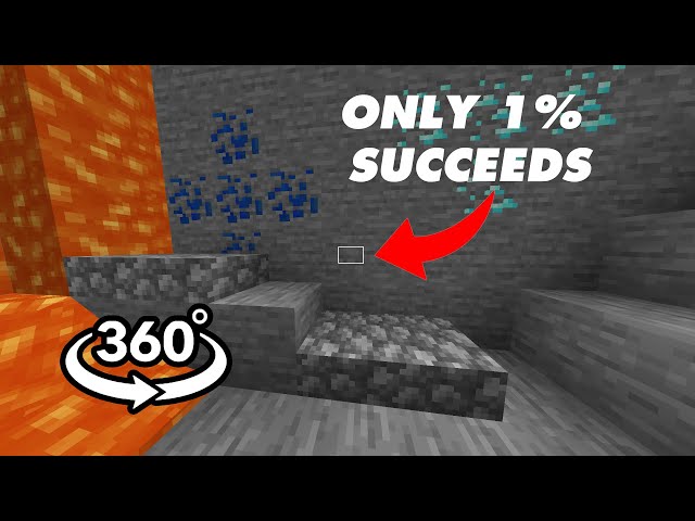 Minecraft 360° [VR] - Only 1% Can Find The BUTTON
