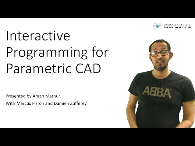 Interactive Programming for Parametric CAD