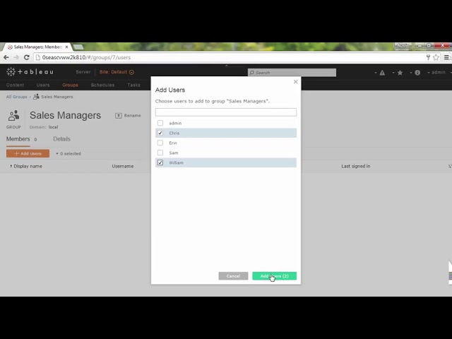 Tableau Training & Tutorials   09 10 Tableau Server   Authorization and Permissions