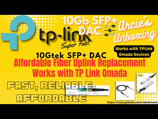 UB39: 10Gtek SFP+ DAC Twinax-Affordable Fiber alternative connecting short-distance devices
