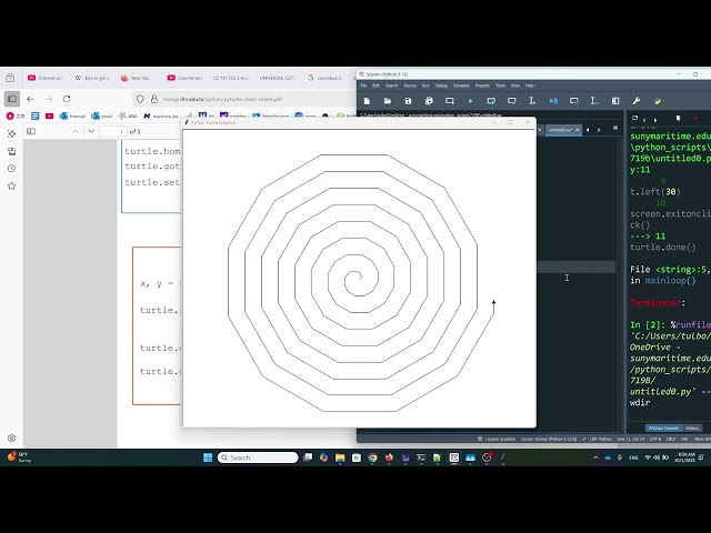 Python turtle graphics