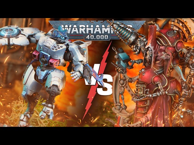 T'au Empire vs Adeptus Mechanicus | Warhammer 40k Battle Report