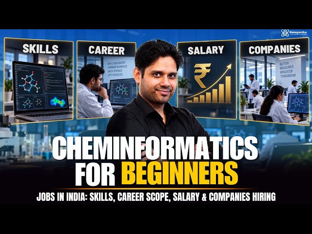 Cheminformatics Beginners Guide for Jobs in India: Skills, Career Scope, Salary & Companies Hiring