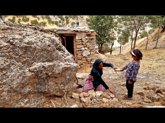 “The Start of a Difficult Renovation; Touba Prepares Her Stone House for Winter”