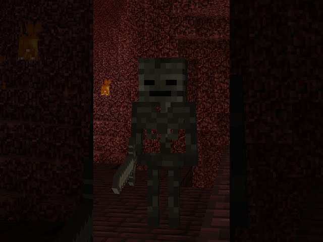 The TRUTH about Wither Skeleton Archer in Minecraft #shorts #minecraft #minecraftshorts
