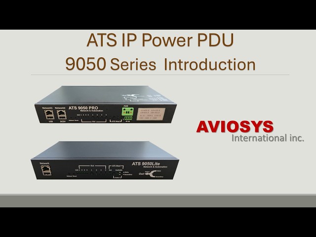 AVIOSYS IP POWER PDU 9050 Series Introduction