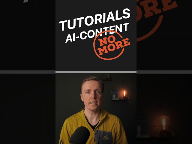 I won't make tutorial videos anymore. Here is what I will do instead