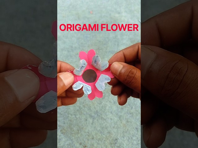 Amazing Paper Flower Making Step by Step 🌸 Paper Craft Ideas #shorts #paperflower