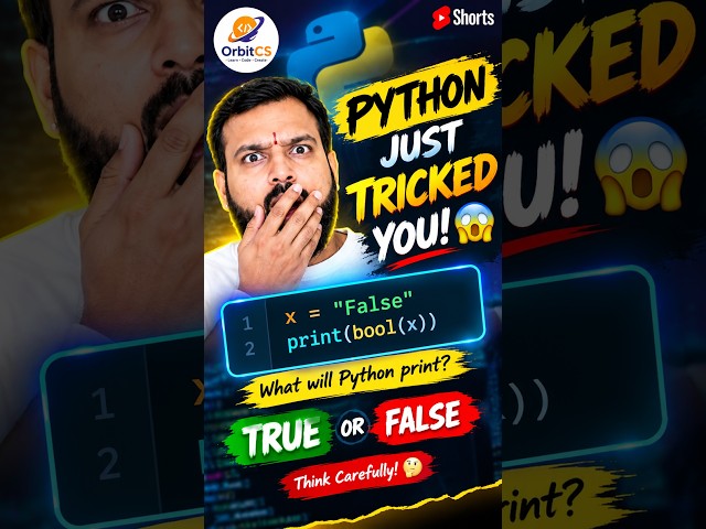 Python Just Tricked You 😱 Can You Guess the Output? 🐍 #Shorts