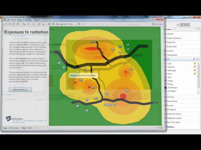 Simulation Software Tool AnyLogic - 3D Tutorial