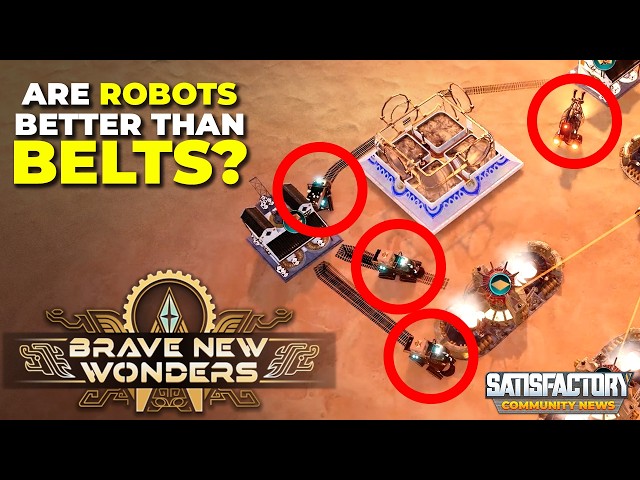 Building Factories with ROBOTS instead of BELTS? | Brave New Wonders