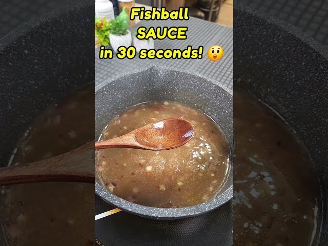 The Original MANONG FISHBALL SAUCE in 30 Seconds!!! 😲 👍 #shortsvideo #shorts #fishballsauce