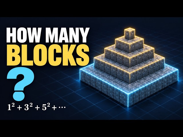 How to Count Blocks in a Stepped Pyramid—and Find the Formula | Minecraft Block-Calculations