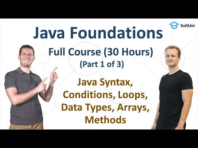 Java Foundations Certification - Full Course [Part 1/3]