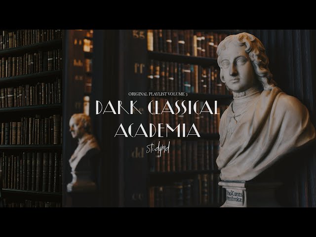Dark Classical Academia 🖋️ Haunted Library & ⛈️ Thunderstorm