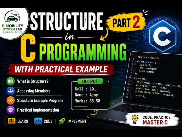 Structure in C Programming Part 2 | Practical Example