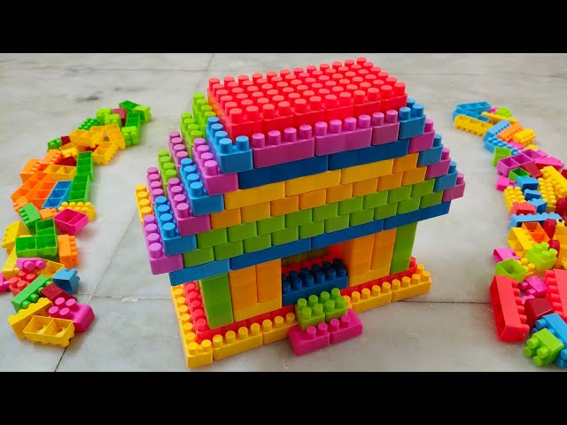 Satisfying DIY House ASMR/ Building Blocks/block game/Lego building fun #asmr#buildingblocks#lego