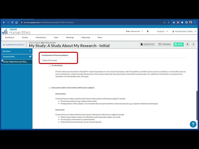 How to complete an IRB Application