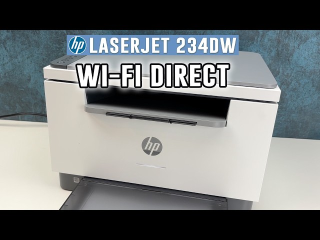 HP LaserJet M234dw: Wifi Direct setup
