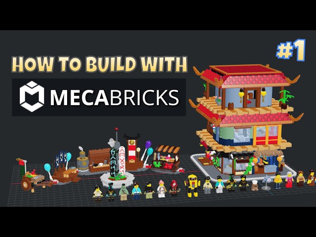 How to Build with Mecabricks | Building your own Lego Sets Part 1