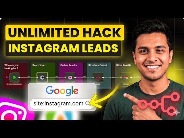 HACK n8n Lead ! | Build an AI Lead Gen Agent to Find Clients for ANY Niche! (Step-by-Step) 🤖