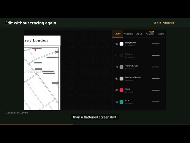 Edit Architecture Map Layers | ArchiKEK Quick Tutorial