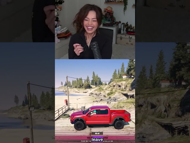 Valkyrae REACTS to the FUNNIEST GTA Clip #shorts