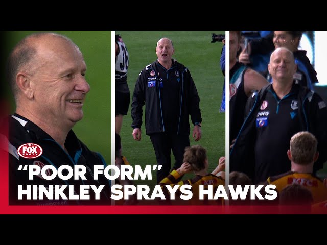 Hinkley FLAMED for "embarrassing" post-game sledging to Ginni & losing Hawks | Fox Footy