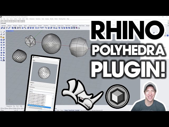 Amazing Polyhedron Add-On for Rhino - RhinoPolyhedra!