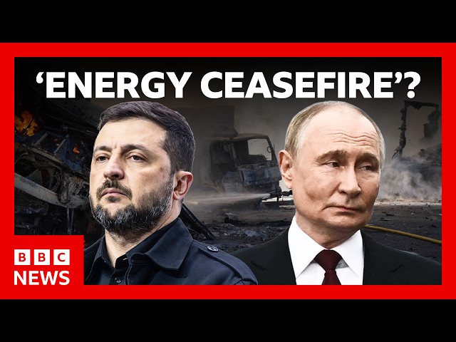 Zelensky says Ukraine supports 'energy ceasefire' announced by Trump | BBC News