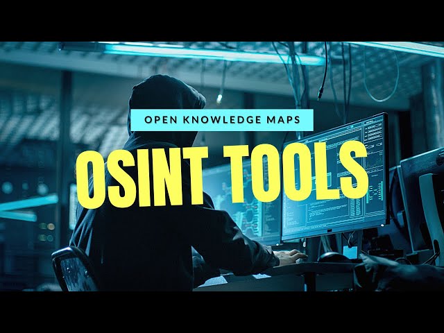 How to use Open Knowledge Maps (open source intelligence, OSINT tools)