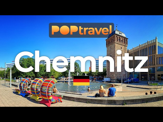 CHEMNITZ, Germany - Summer Walking Tour (2026) - 4K HDR