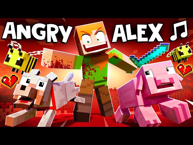 "ANGRY ALEX" 🎵 [VERSION A] Minecraft Animation Music Video