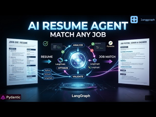 #36 Build an AI Resume Agent That Rewrites Your Resume for Any Job | LangGraph + Pydantic
